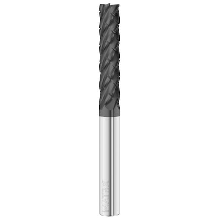 5-Flute - 35° Helix - 5500 MATRX HP End Mills, FC1, RH Spiral, Corner Radius, Standard, 1/2